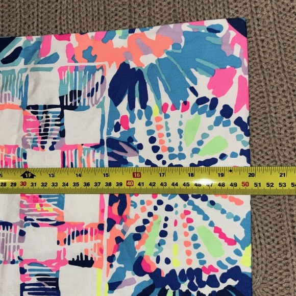 Lilly Pulitzer GWP Beach Game Drawstring Cinch Bag Graphic Print BAG ONLY - Picture 8 of 8